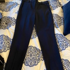 J crew navy slim leg cameron pants